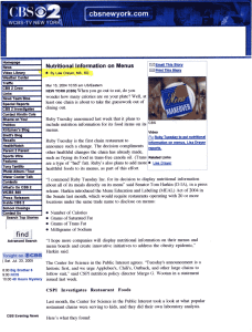 cbsmenus