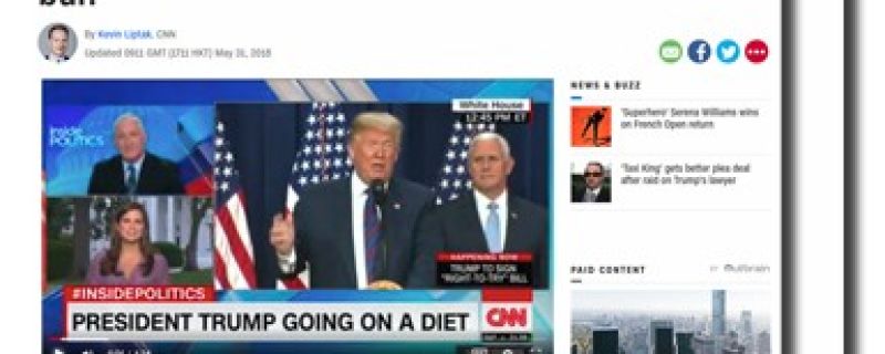CNN.com: Trump’s weight-loss regimen: fish and half a bun