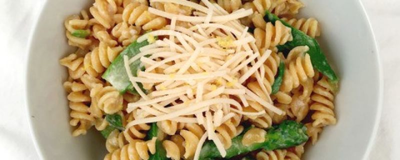 Creamy Lemon Asparagus Pasta