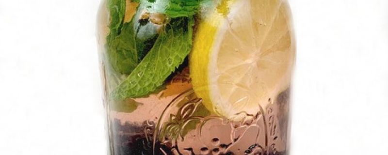 Lemon Blackberry Mint Infused Water