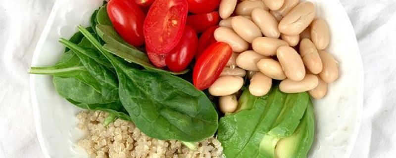 White Bean Tomato Avocado Bowl