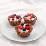 Cinnamon Almond Butter Granola Yogurt Cups