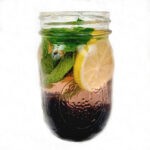 Lemon Blackberry Mint Infused Water