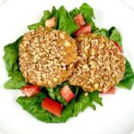 Walnut Crusted Sweet Potato Cakes
