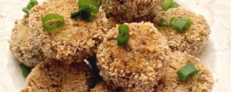 Chickpea artichoke crabcakes