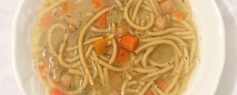 Chickpea Noodle Soup