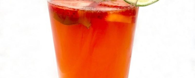 Strawberry Basil Limeade