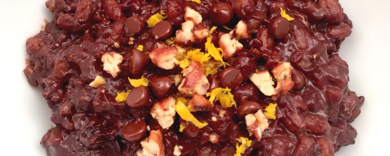 Chocolate Orange Farro Pudding