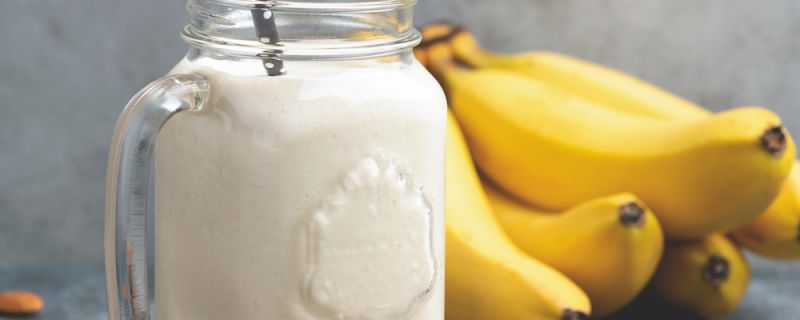 Soy yogurt with banana