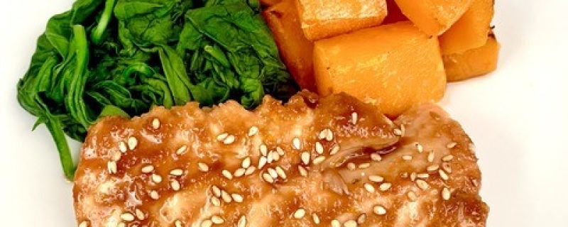 Orange Ginger Glazed Salmon