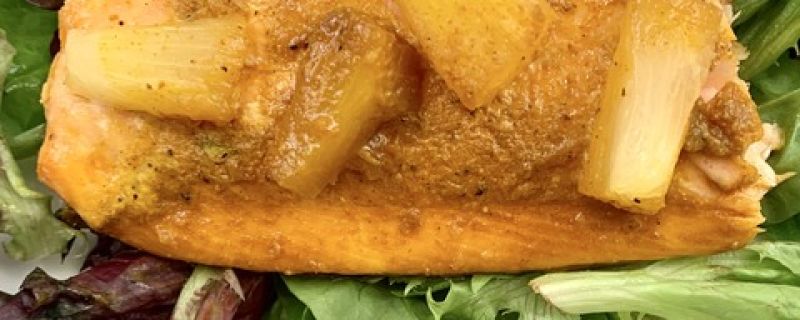 Pineapple Turmeric Salmon