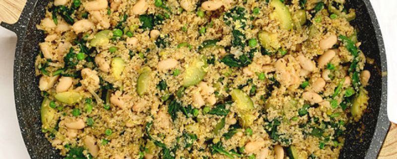 Lemon Herb Quinoa Skillet